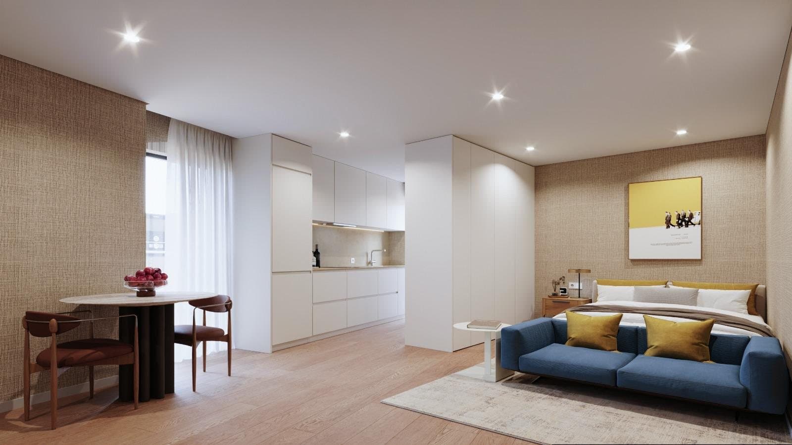 Interior de apartamento do empreendimento AXIS II, em Vila Nova de Gaia